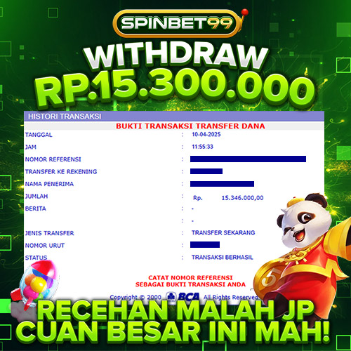 Bukti WD SPINBET99 #1